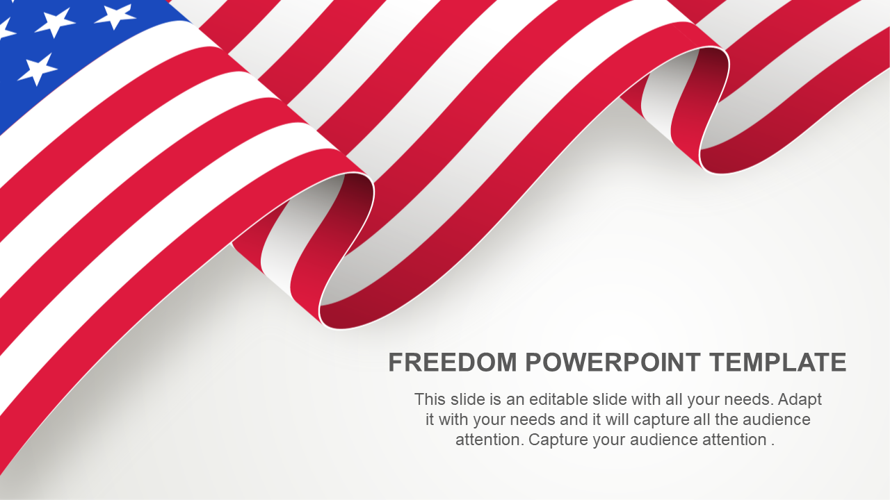 Freedom PowerPoint Template Presentation and Google Slides